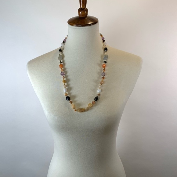 Mixed Natural Crystals & Stones Necklace - Picture 8 of 10